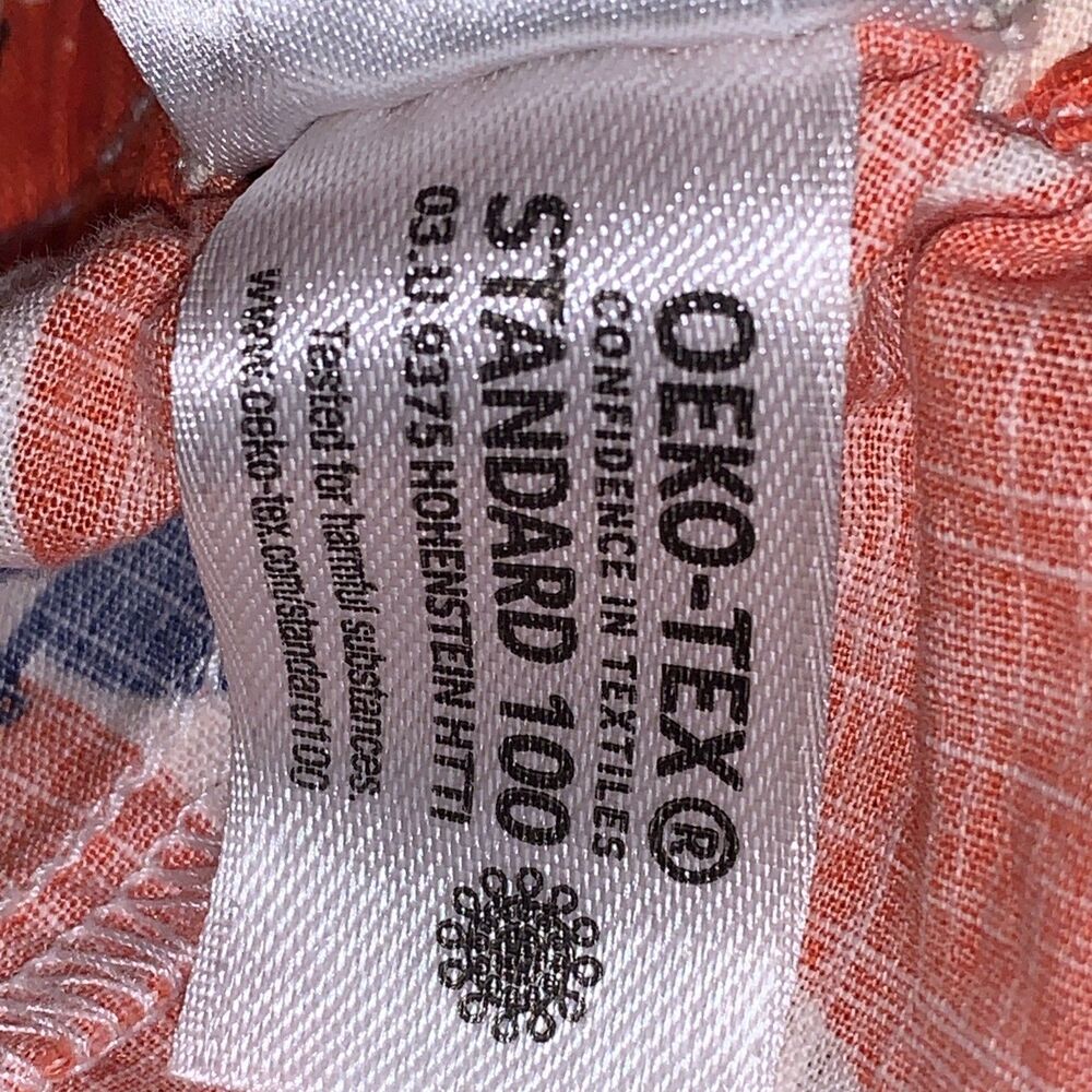 Hanna Andersson Fruit Print Swim Trunks Shorts Boys Size 130 US 8 Woven Cotton - Picture 5 of 10